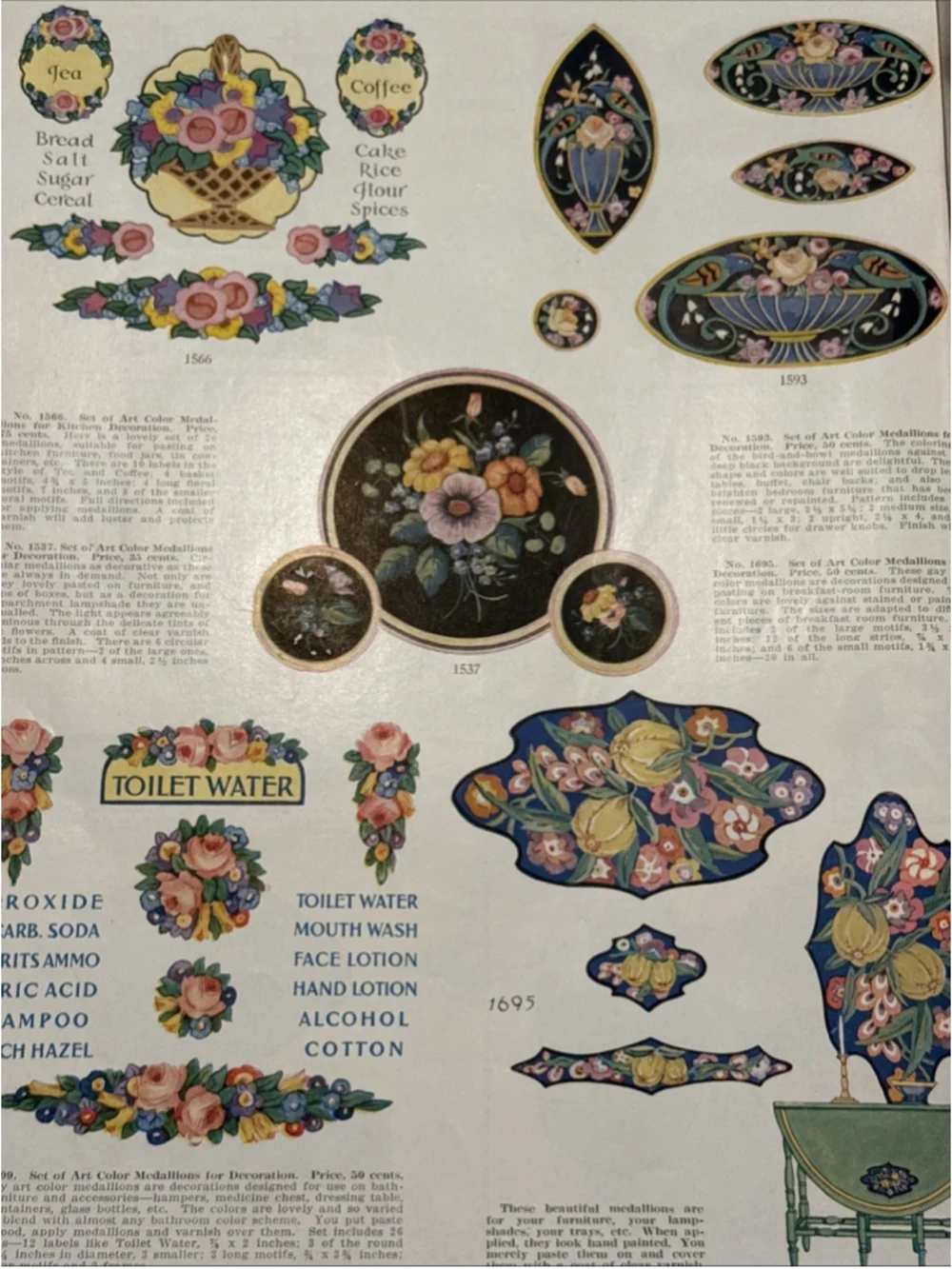 Antique Complete Catalogue Of McCall Designs 1933 pattern #2 TD11T